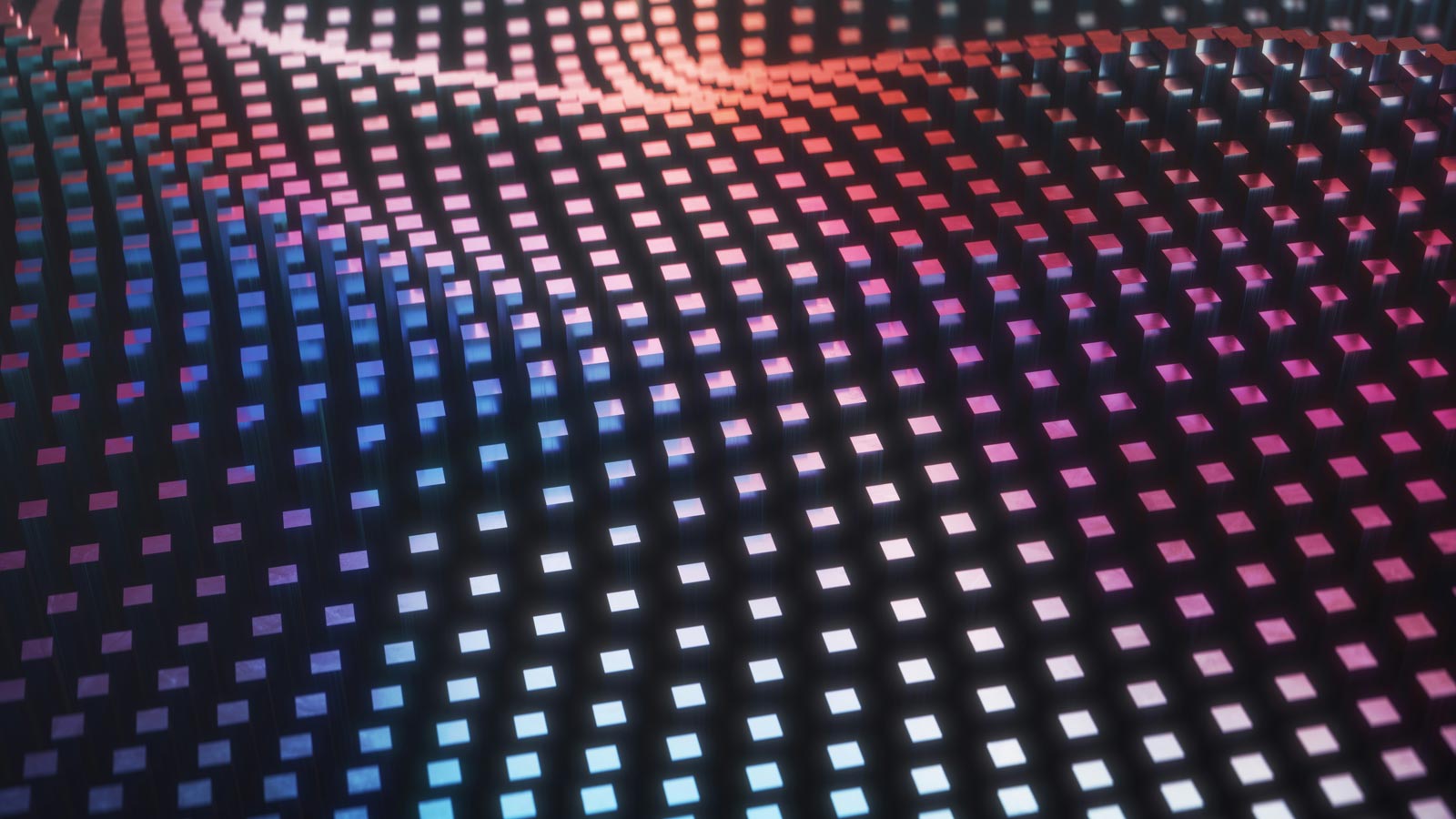 Dots, digital landscape